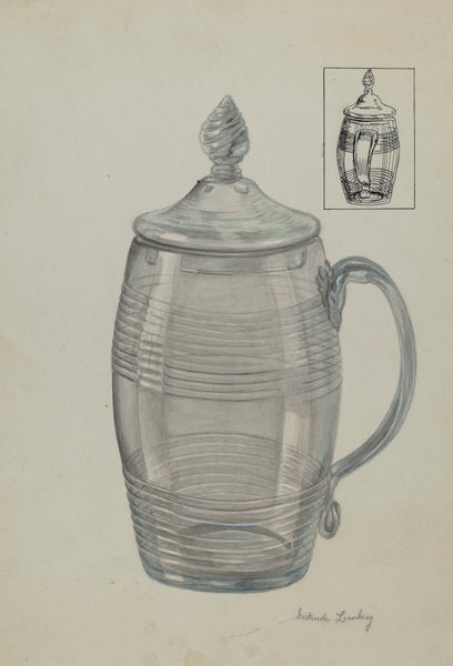 Mug by Gertrude Lemberg (American, active c. 1935), 16X12"(A3)Poster Print