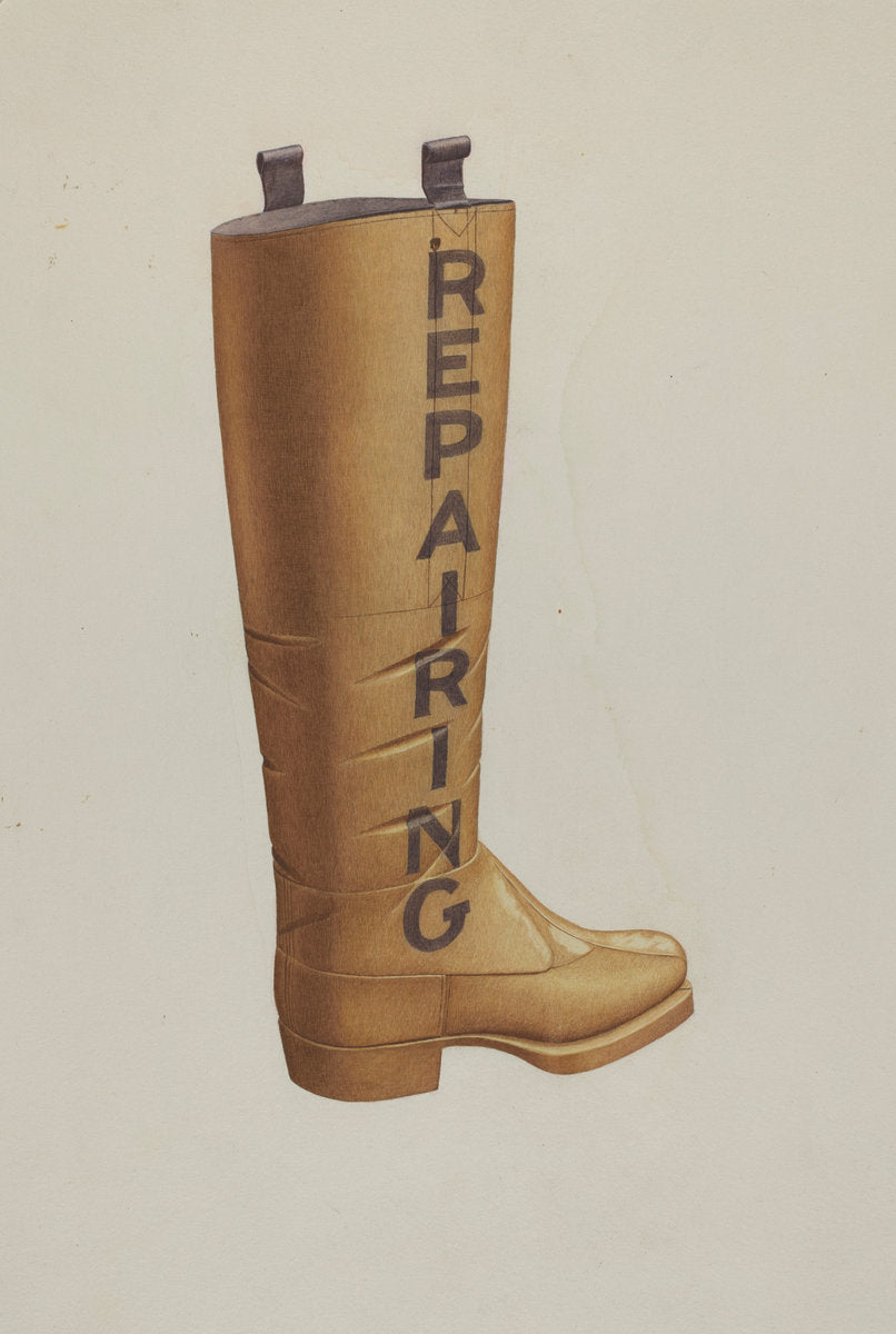 Shop Sign by Albert Ryder (American, active c. 1935), 16X12"(A3)Poster Print