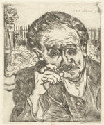 Dr. Gachet (Man with a Pipe) by Vincent van Gogh (Dutch, 1853 - 1890), 16X12"(A3)Poster Print