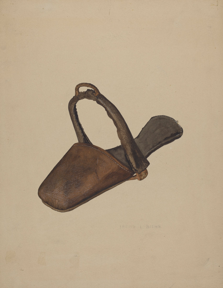 Stirrup Shoe by Irving L. Biehn (American, active c. 1935), 16X12"(A3)Poster Print