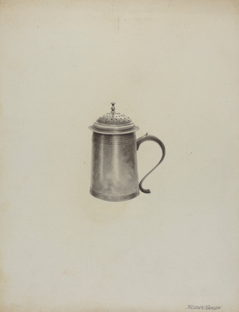 Silver Caster by Holger Hansen (American, active c. 1935), 16X12"(A3)Poster Print