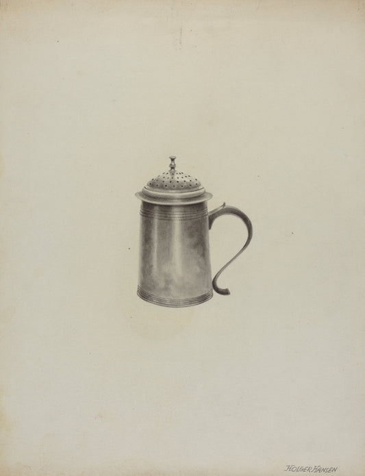 Silver Caster by Holger Hansen (American, active c. 1935), 16X12"(A3)Poster Print