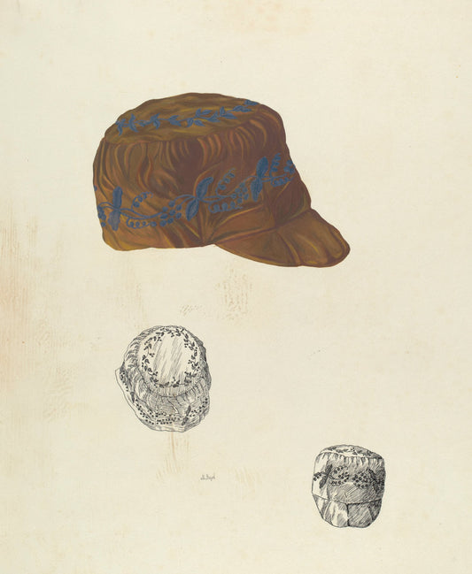 House Cap by Joseph L. Boyd (American, active c. 1935), 16X12"(A3)Poster Print