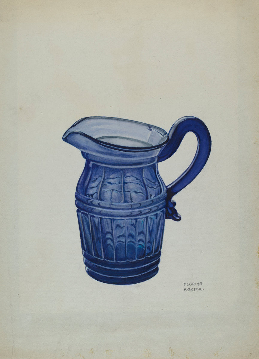 Creamer by Florian Rokita (American, active c. 1935), 16X12"(A3)Poster Print