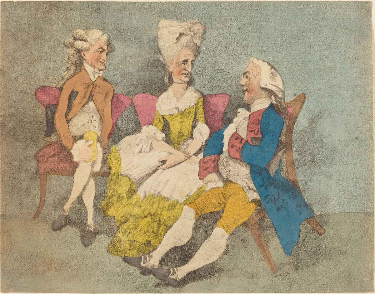 Two Strings to Your Bow by Thomas Rowlandson (British, 1756 - 1827), 16X12"(A3)Poster Print