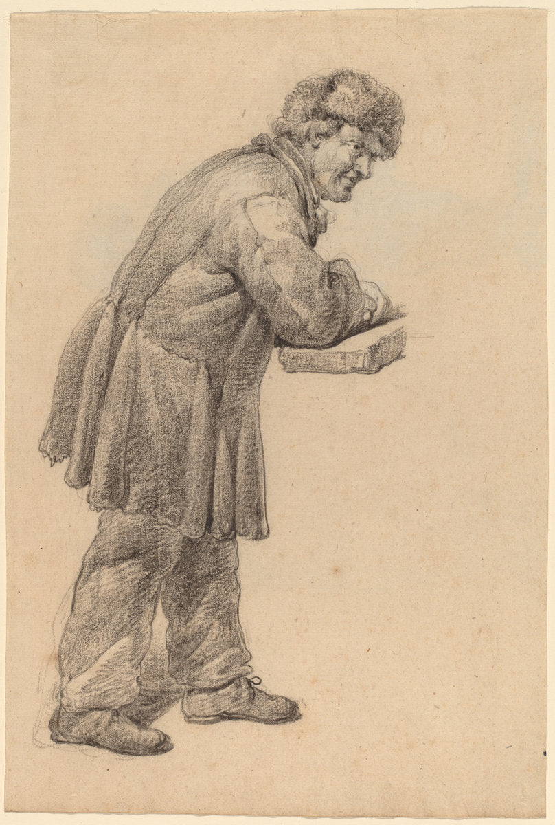 Character Study by Charles Wesley Jarvis (American, probably 1812 - 1868), 16X12"(A3)Poster Print
