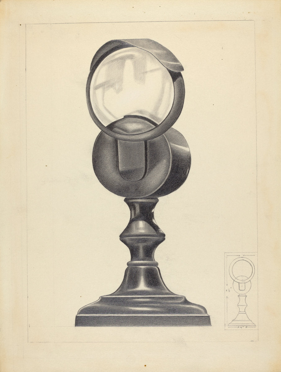 Bull's Eye Lamp by Charlotte Winter (American, active c. 1935), 16X12"(A3)Poster Print