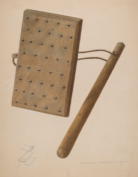Carpet Stretching Device by Alexander Anderson (American, active c. 1935), 16X12"(A3)Poster Print