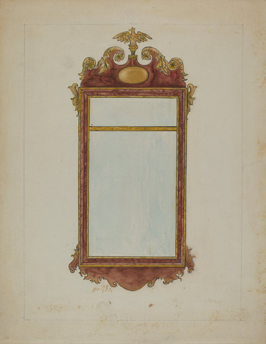 1935/1942 by American 20th Century (Mirror), 16X12"(A3)Poster Print