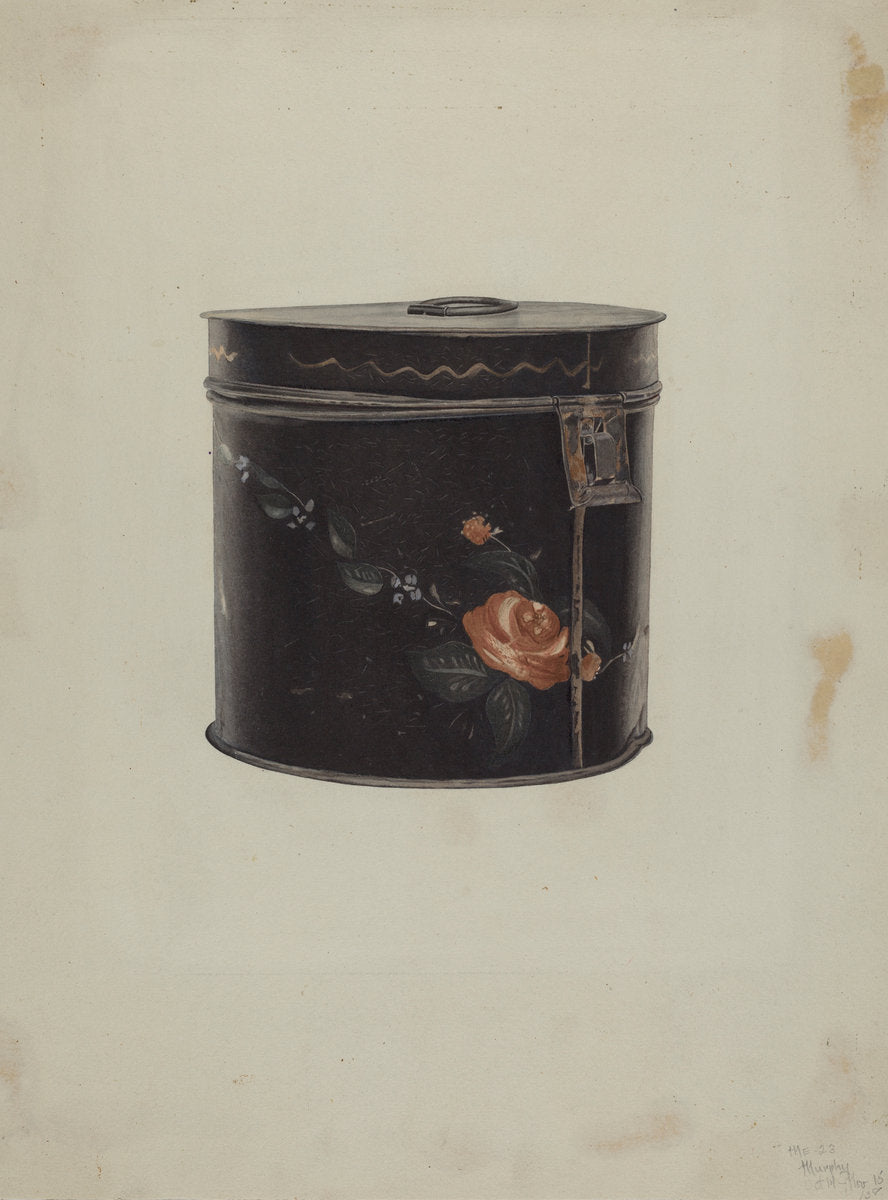 Toleware Tea Cannister by Henry Murphy (American, active c. 1935), 16X12"(A3)Poster Print