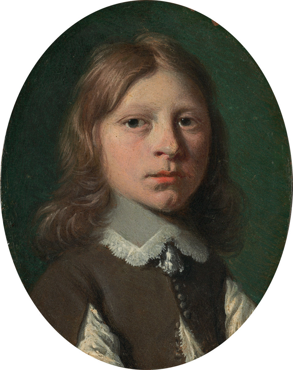 Head of a Young Boy by Attributed to Jan de Bray (Dutch, c. 1627 - 1688), 16X12"(A3)Poster Print