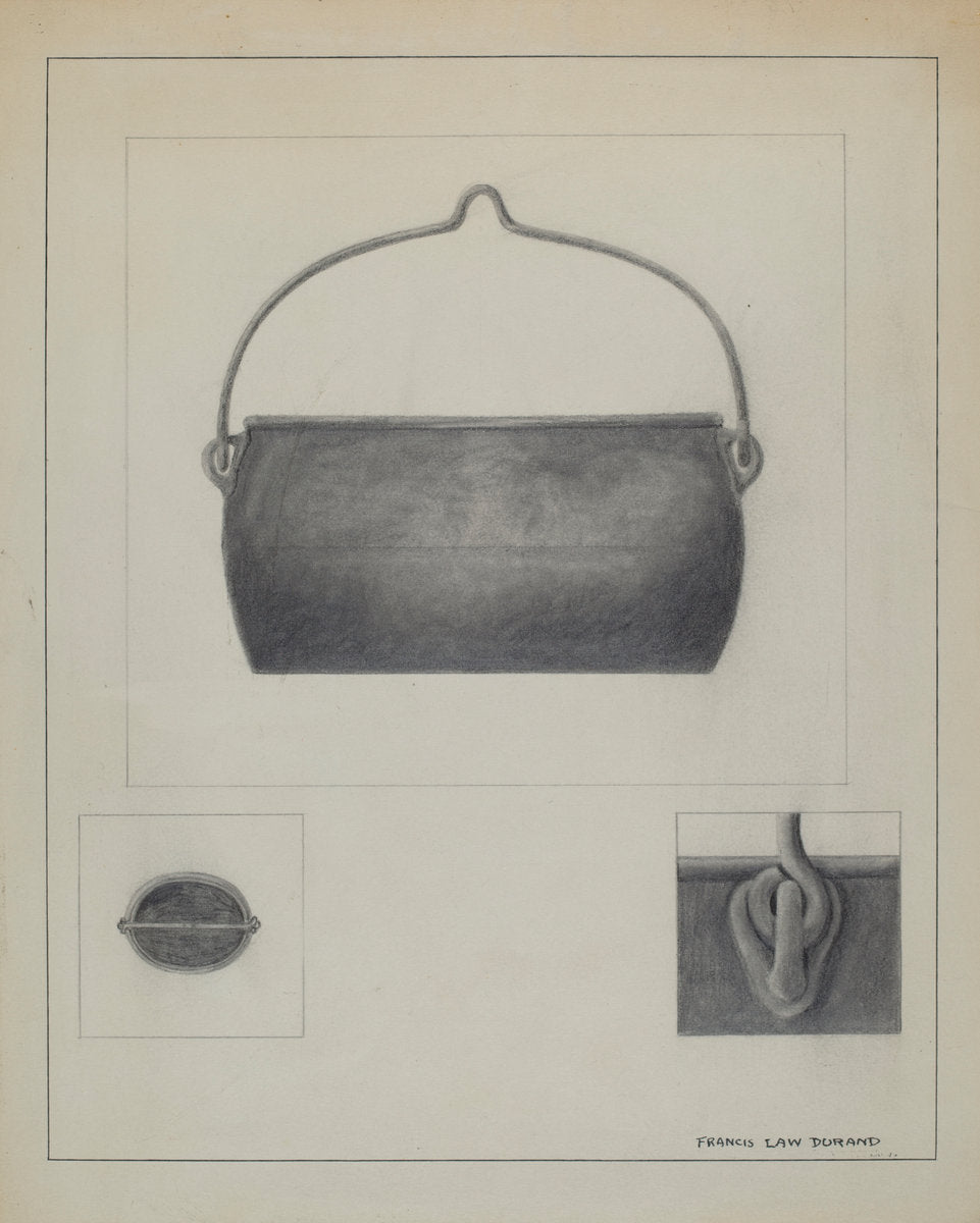 Fireplace Pot by Francis Law Durand (American, active c. 1935), 16X12"(A3)Poster Print