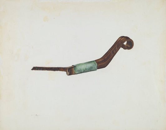 Horseshoeing Tool by George Roehl (American, active c. 1935), 16X12"(A3)Poster Print