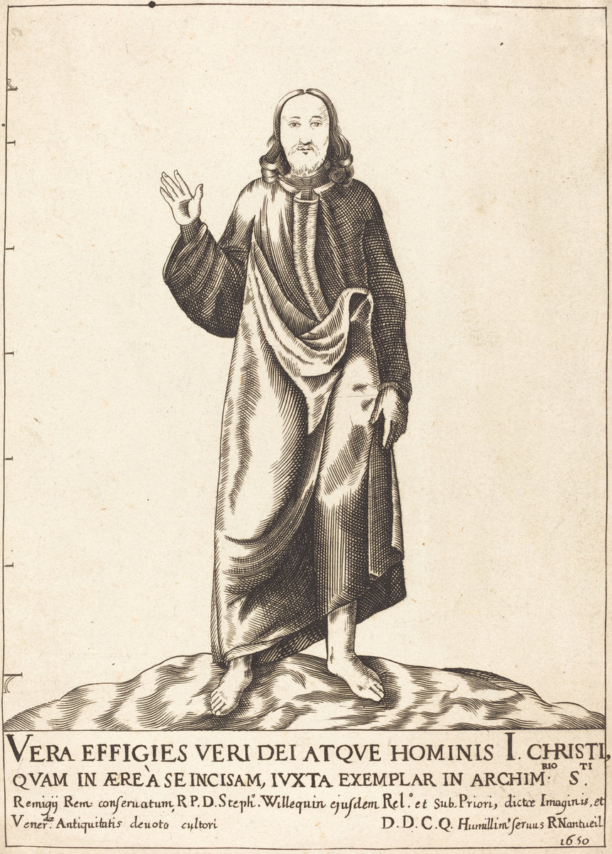 Christ Full-Length by Robert Nanteuil (French, 1623 - 1678), 16X12"(A3)Poster Print
