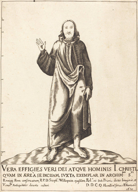 Christ Full-Length by Robert Nanteuil (French, 1623 - 1678), 16X12"(A3)Poster Print