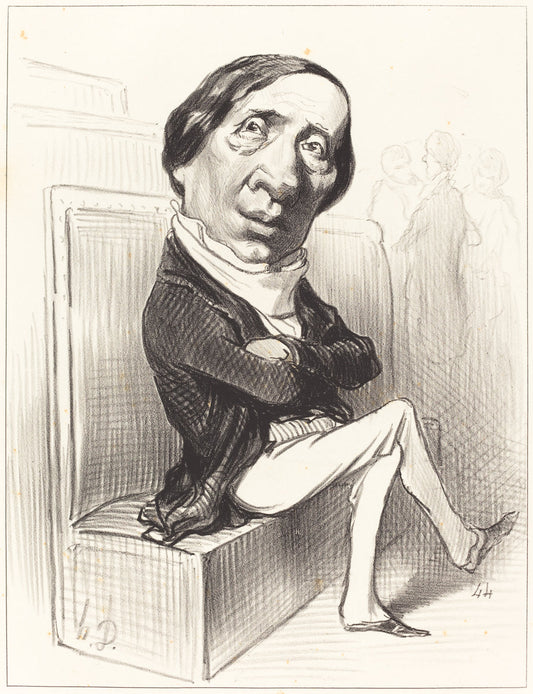 Charles Dupin by Honoré Daumier (French, 1808 - 1879), 16X12"(A3)Poster Print