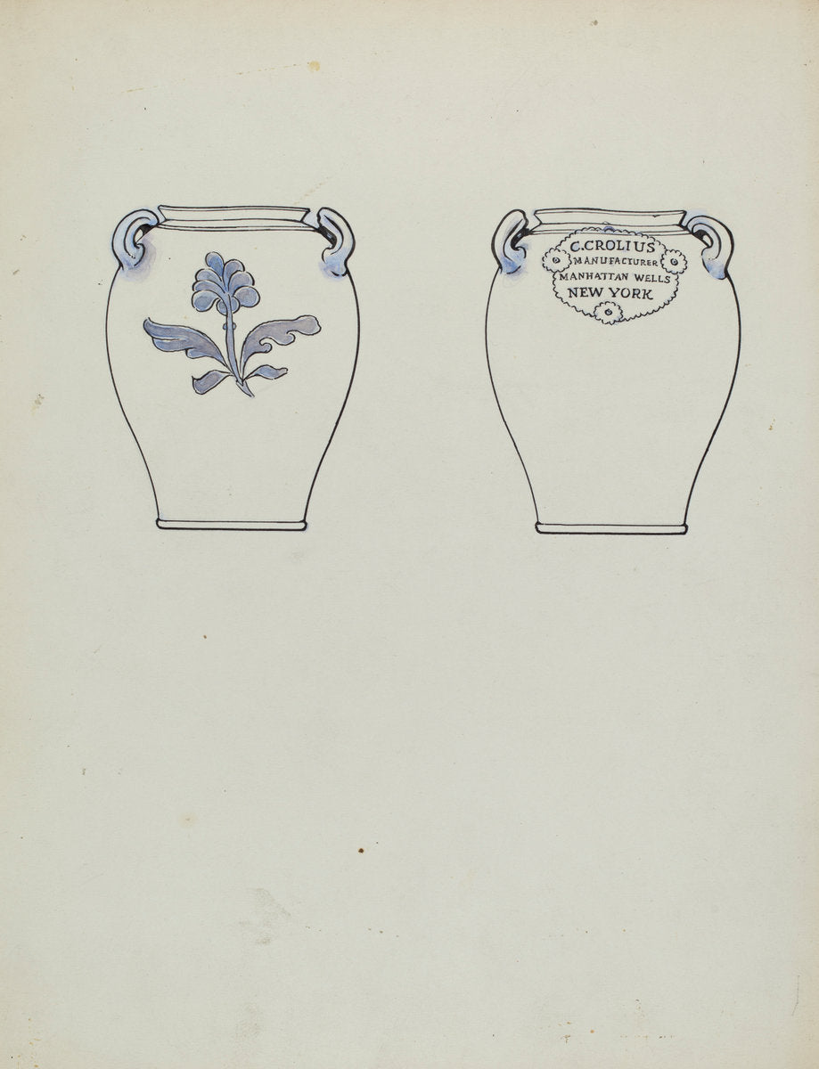 Jar by Charles Caseau (American, active c. 1935), 16X12"(A3)Poster Print