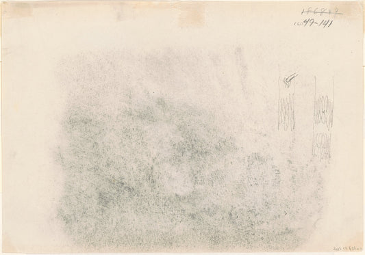 Tree Trunks [verso] by John Singer Sargent (American, 1856 - 1925), 16X12"(A3)Poster Print