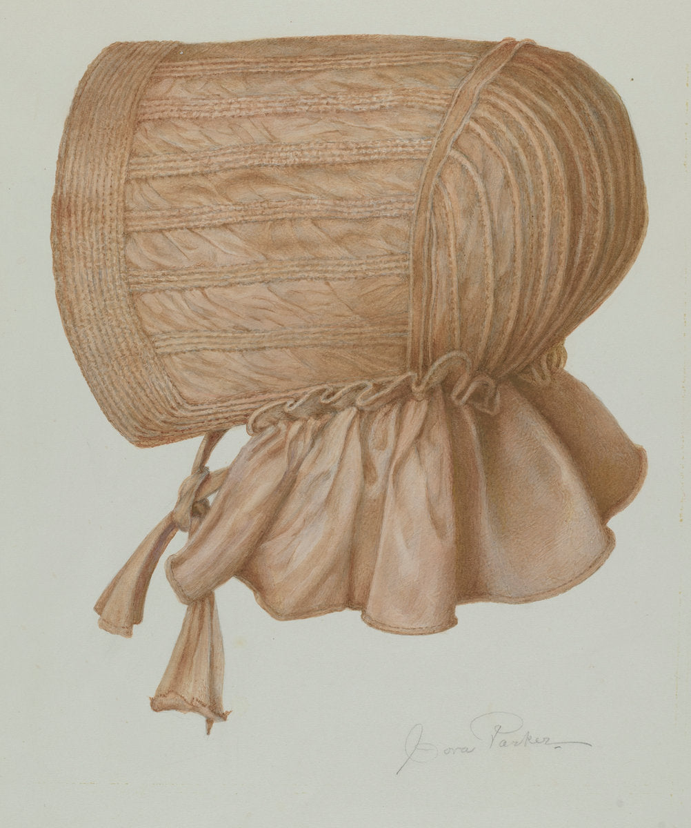 Sun Bonnet by Cora Parker (American, active c. 1935), 16X12"(A3)Poster Print