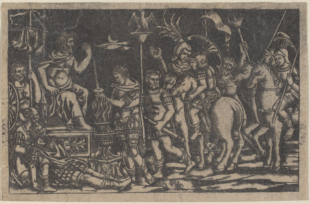 late 18th or early 19th century by Italian 18th or 19th Century (Mucius Scaevola), 16X12"(A3)Poster Print