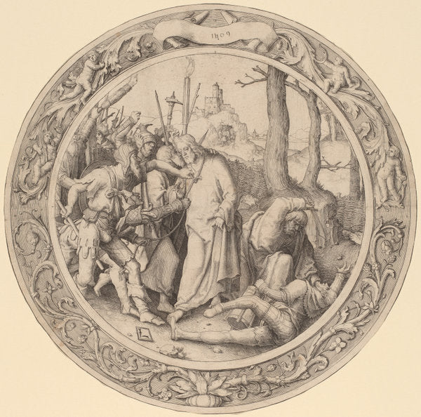 The Captivity by Lucas van Leyden (Netherlandish, 1489/1494 - 1533), 16X12"(A3)Poster Print