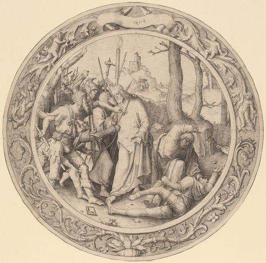 The Captivity by Lucas van Leyden (Netherlandish, 1489/1494 - 1533), 16X12"(A3)Poster Print