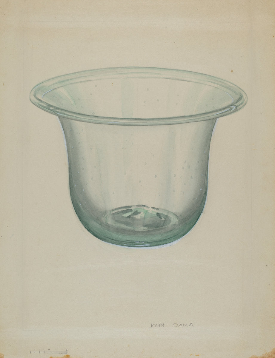 Milk Bowl by John Dana (American, active c. 1935), 16X12"(A3)Poster Print