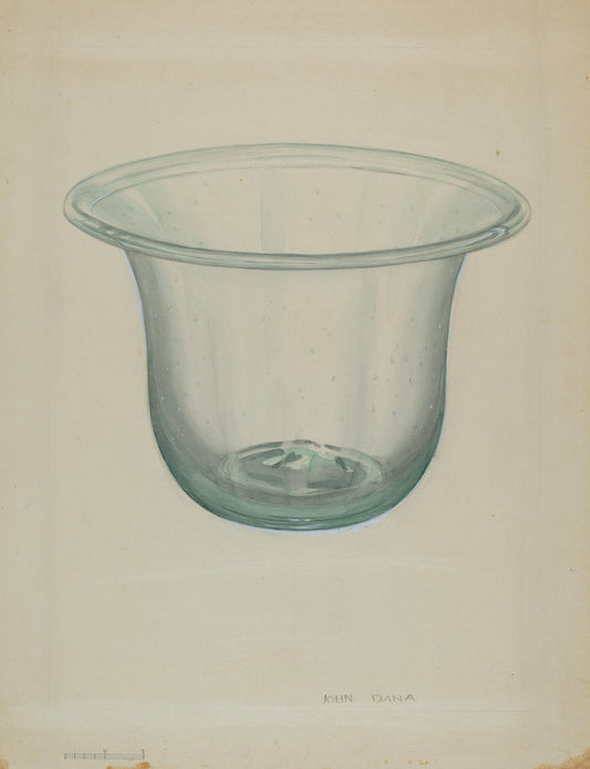 Milk Bowl by John Dana (American, active c. 1935), 16X12"(A3)Poster Print