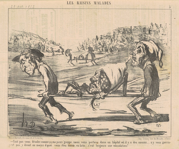 Faut pas vous désoler comme ca ... by Honoré Daumier (French, 1808 - 1879), 16X12"(A3)Poster Print
