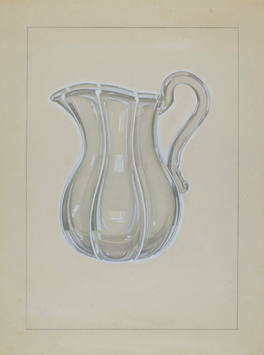 Water Pitcher by John Dana (American, active c. 1935), 16X12"(A3)Poster Print