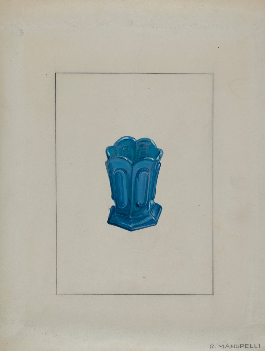 Egg Glass by Raymond Manupelli (American, active c. 1935), 16X12"(A3)Poster Print
