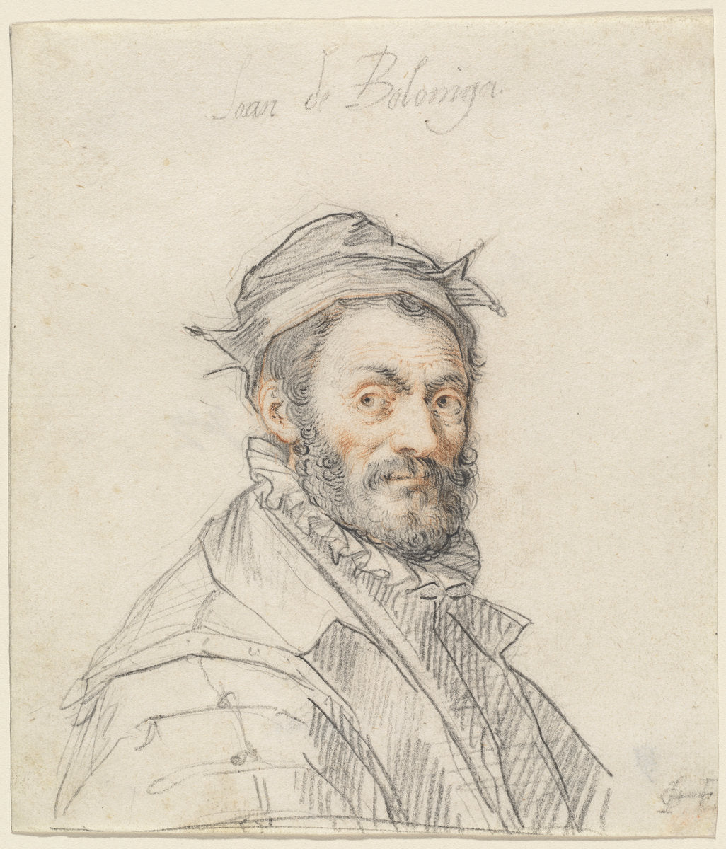 Giovanni da Bologna by Joseph Heintz the Elder (Swiss, 1564 - 1609), 16X12"(A3)Poster Print