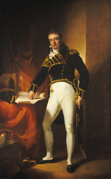 Captain Charles Stewart by Thomas Sully (American, 1783 - 1872), 16X12"(A3)Poster Print