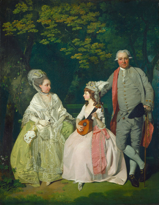 Family Group by Francis Wheatley (British, 1747 - 1801), 16X12"(A3)Poster Print