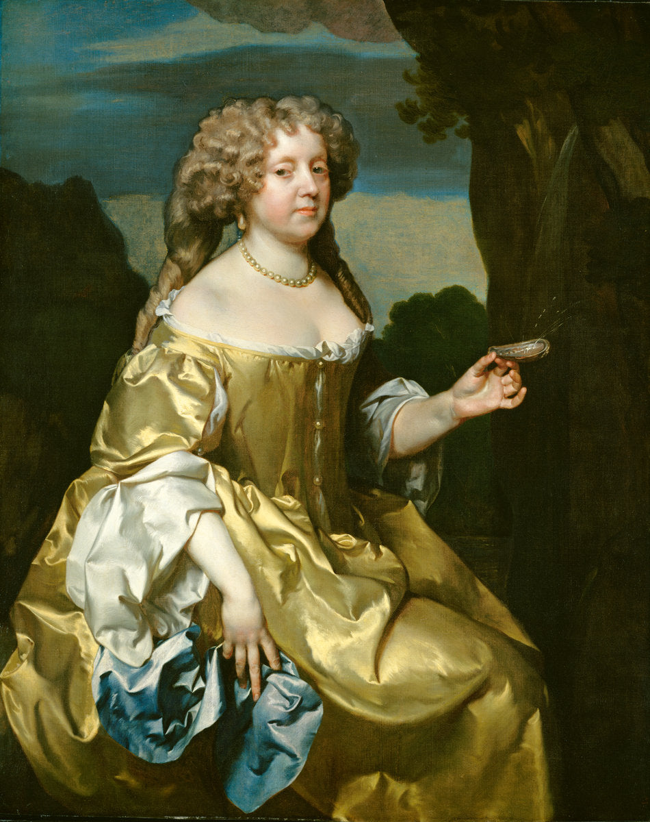 Lady Borlase by Gerard Soest (Dutch, c. 1601/1602 - 1681), 16X12"(A3)Poster Print