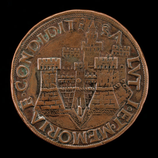The Castle of Pesaro [reverse] by Gianfrancesco Enzola (Italian, active 1455/1478), 16X12"(A3)Poster Print