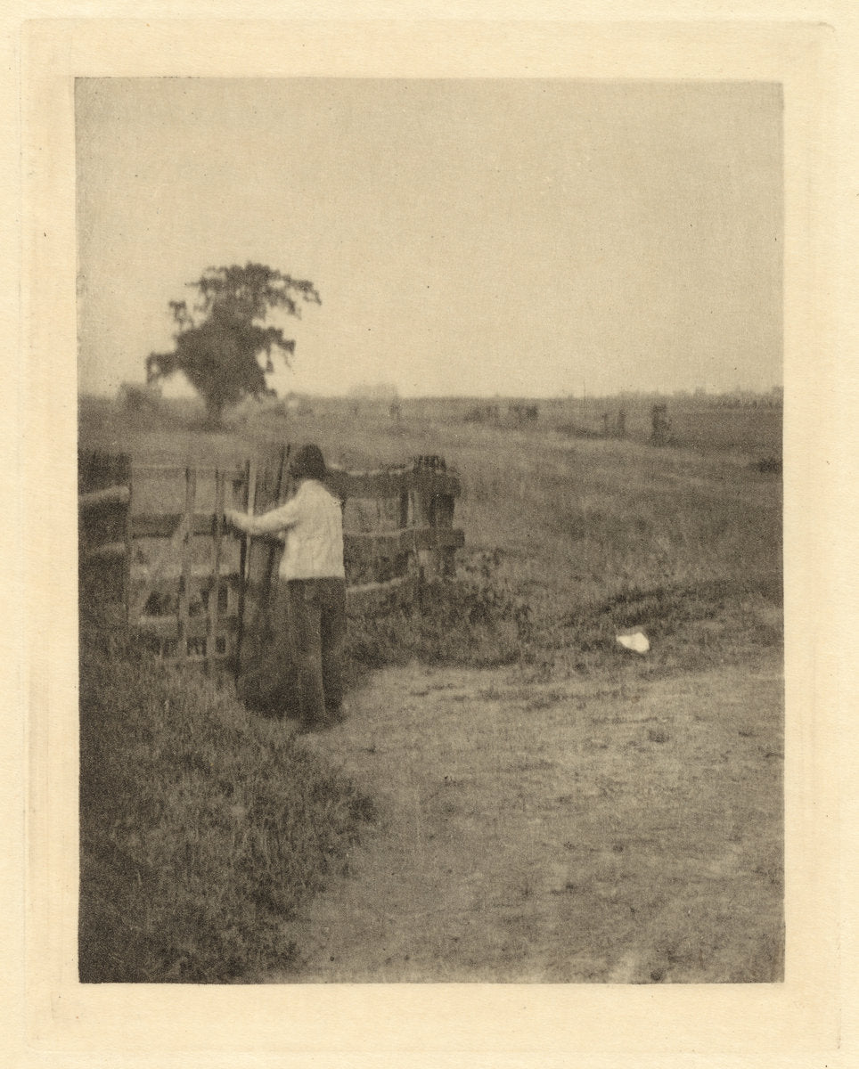 The Last Gate by Peter Henry Emerson (British, born Cuba, 1856 - 1936), 16X12"(A3)Poster Print