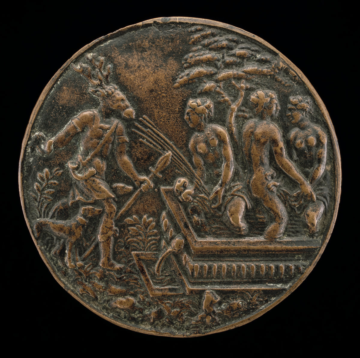 early 16th century by North Italian 16th Century (Diana and Actaeon), 16X12"(A3)Poster Print