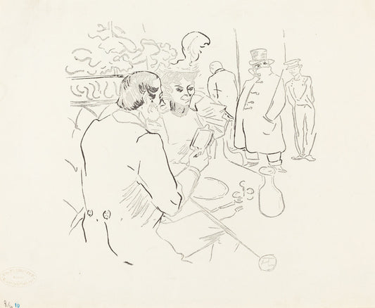 Snobism by Henri de Toulouse-Lautrec (French, 1864 - 1901), 16X12"(A3)Poster Print