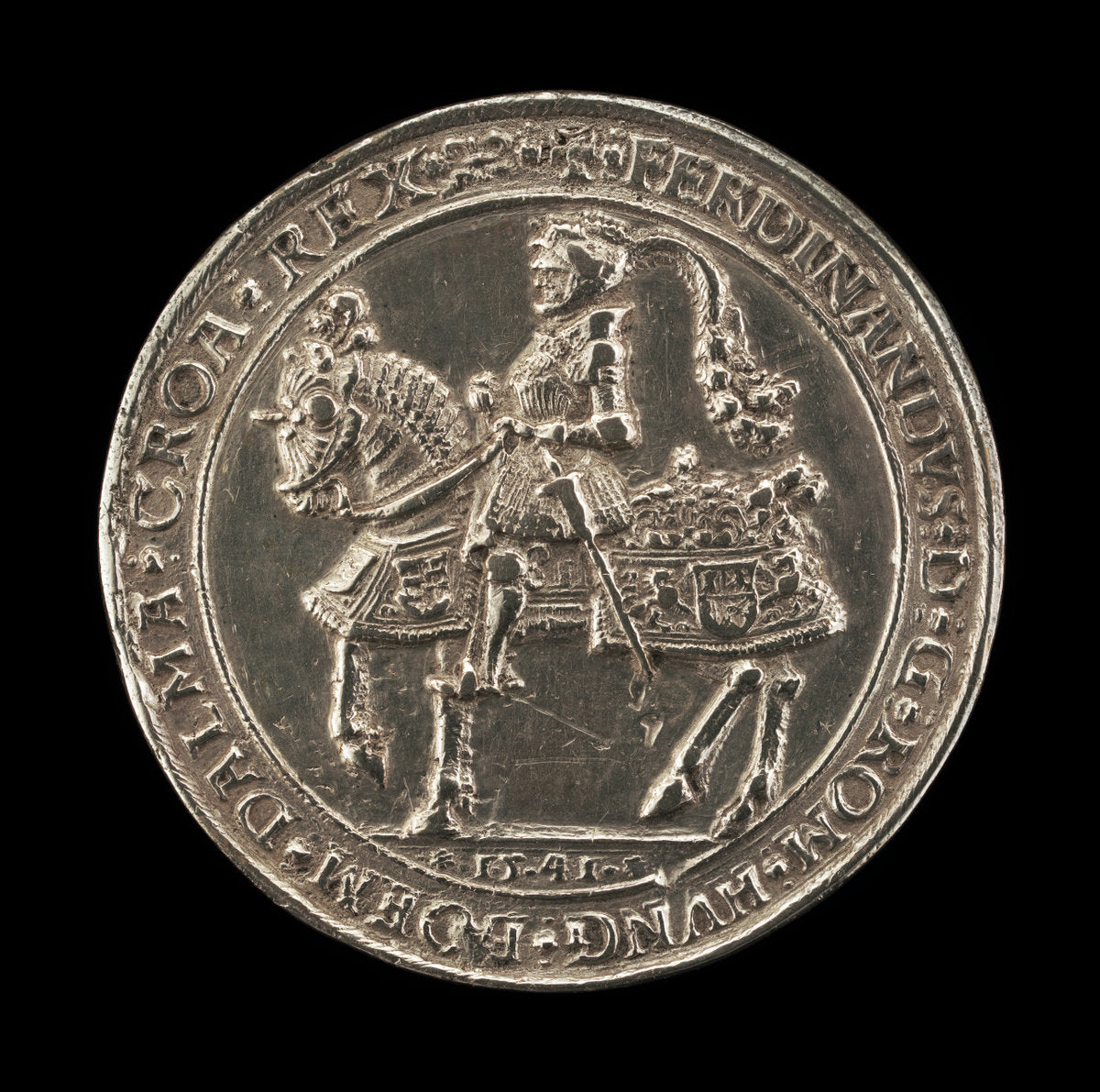 1541 by German or Austrian 16th Century (Ferdinand I, 1503-1564, Archduke of Austria 1519, Emperor 1556 [obverse]), 16X12"(A3)Poster Print