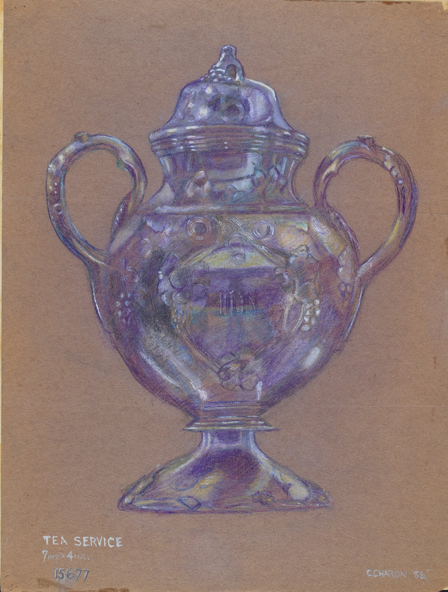 Sugar Bowl by Charles Charon (American, active c. 1935), 16X12"(A3)Poster Print