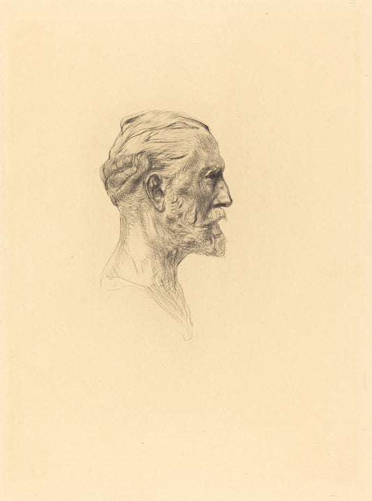 Antonin Proust by Auguste Rodin (French, 1840 - 1917), 16X12"(A3)Poster Print