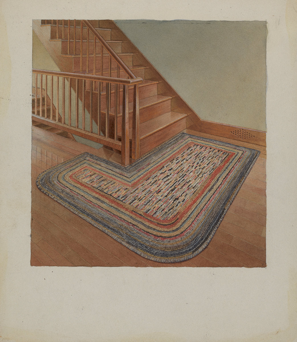 Shaker Newel Post by Alfred H. Smith (American, active c. 1935), 16X12"(A3)Poster Print