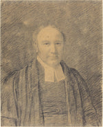 Half-Length Portrait of a Cleric by John Constable (British, 1776 - 1837), 16X12"(A3)Poster Print