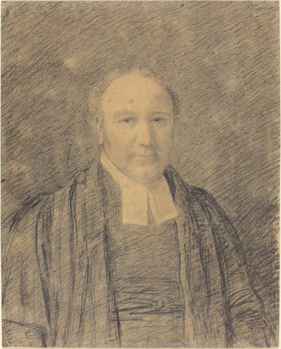 Half-Length Portrait of a Cleric by John Constable (British, 1776 - 1837), 16X12"(A3)Poster Print