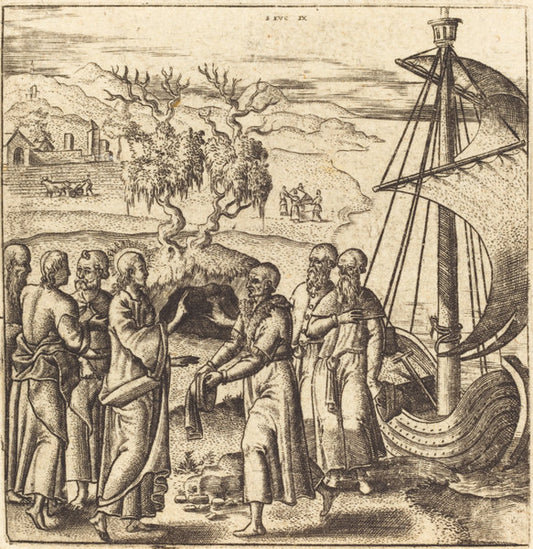 Christ the Teacher by Léonard Gaultier (French, 1561 - 1641), 16X12"(A3)Poster Print