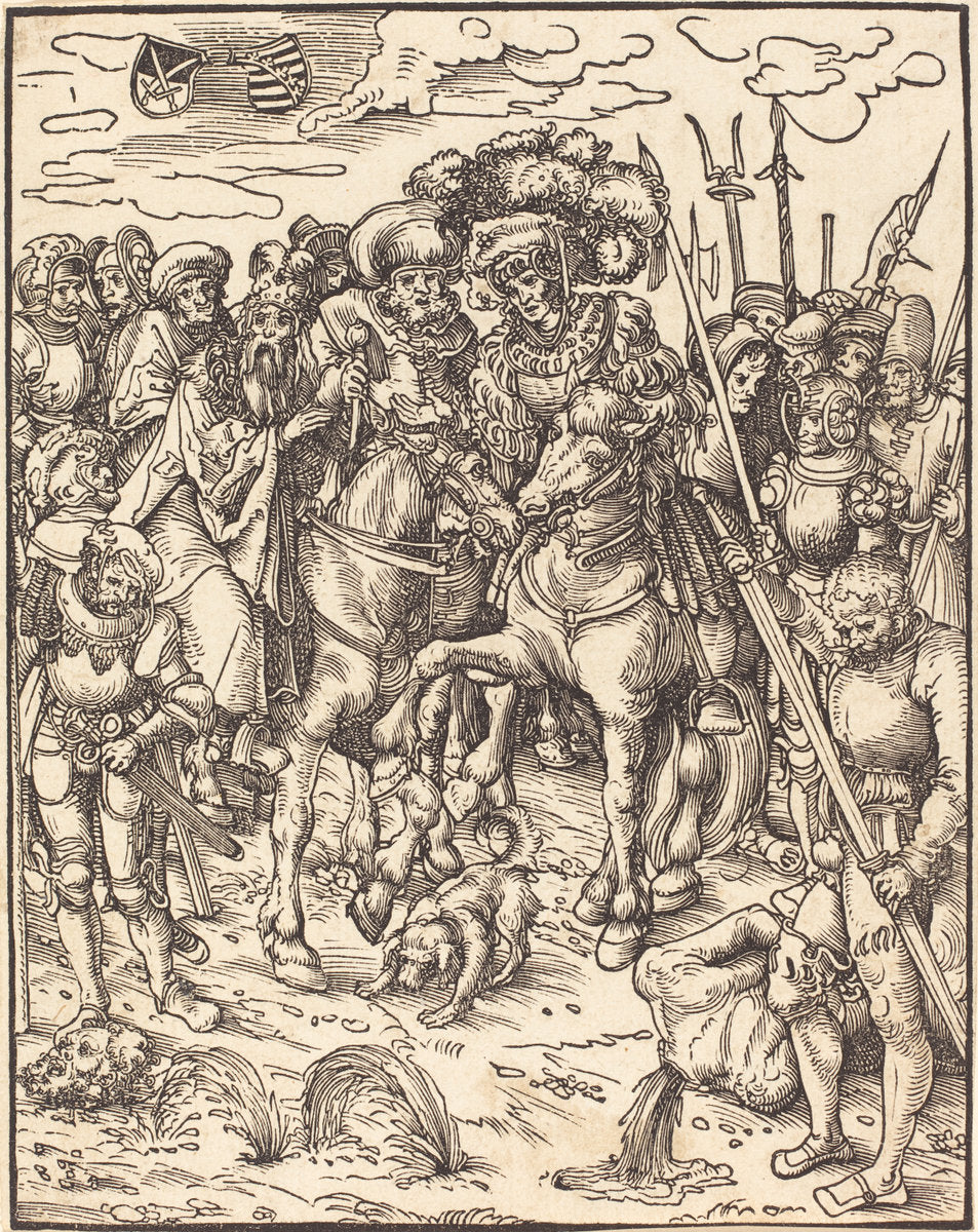Saint Matthew by Lucas Cranach the Elder (German, 1472 - 1553), 16X12"(A3)Poster Print