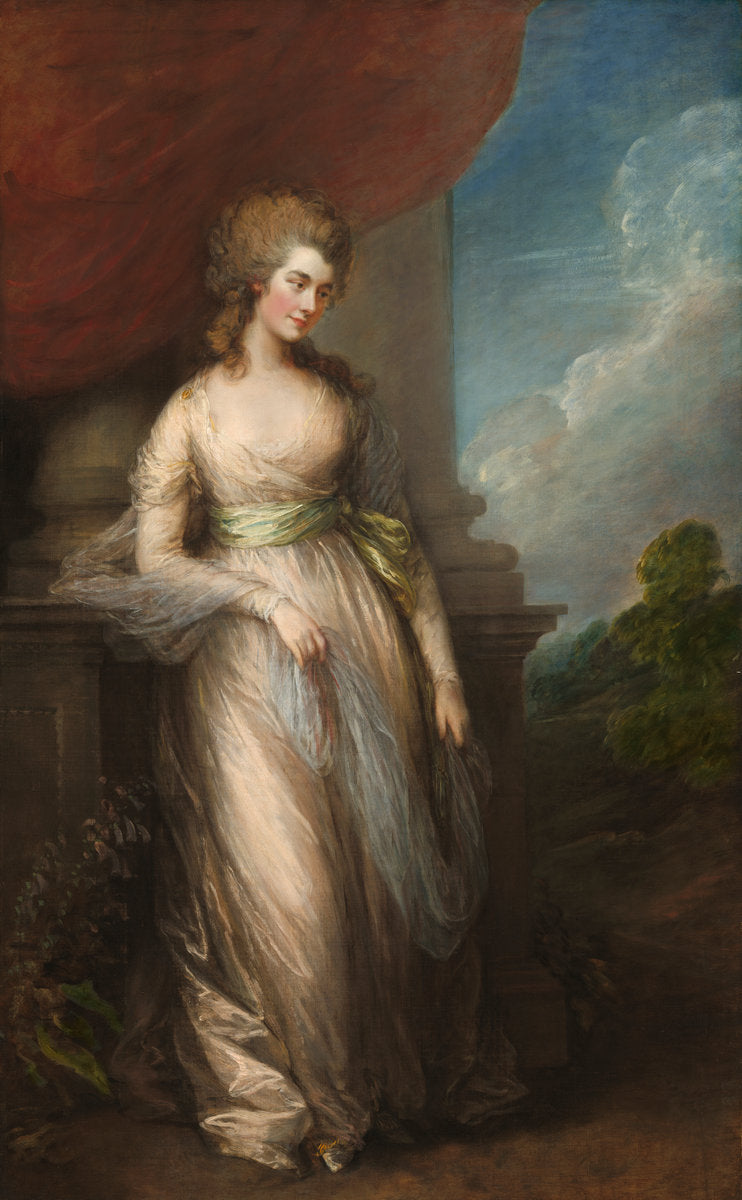 Georgiana, Duchess of Devonshire by Thomas Gainsborough (British, 1727 - 1788), 16X12"(A3)Poster Print