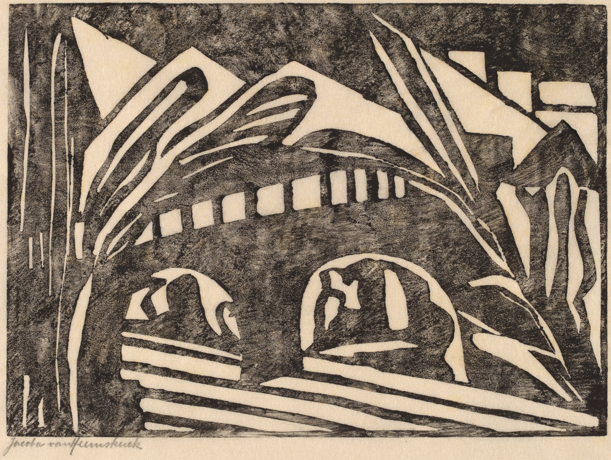 Bridge by Jacoba van Heemskerck van Beest (Dutch, 1876 - 1923), 16X12"(A3)Poster Print