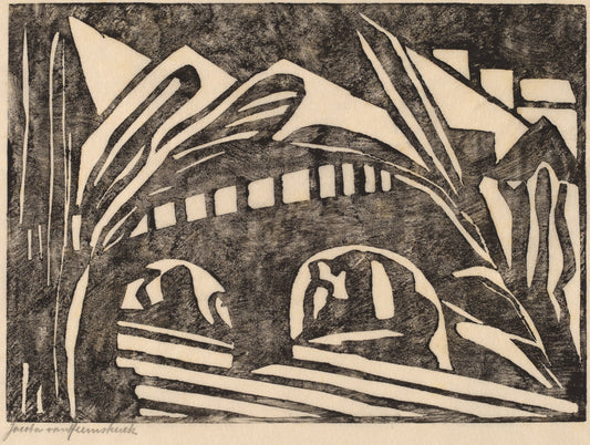 Bridge by Jacoba van Heemskerck van Beest (Dutch, 1876 - 1923), 16X12"(A3)Poster Print